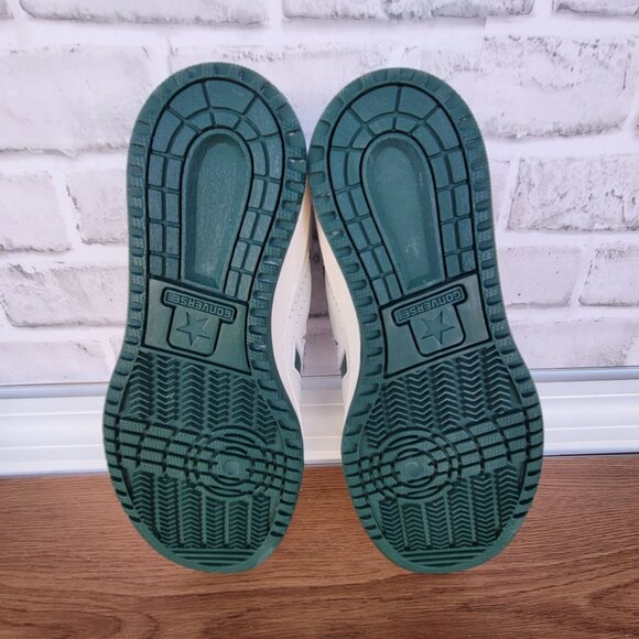 ⭐Converse Weapon OX Low Sz 7 Women's Shoes Leather Sneaker Beige Green A11212C⭐ - Picture 7 of 13